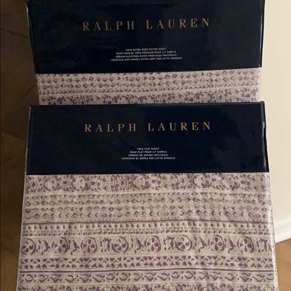Ralph Lauren Alessandra Hayden Twin Sheet Set